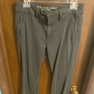 Dark gray chino pants